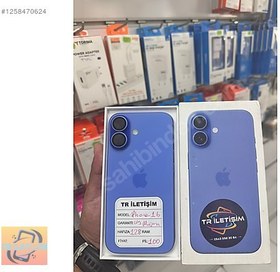 Resim Apple iPhone 16 İkinci El YD | 128 GB | Laciverttaş 