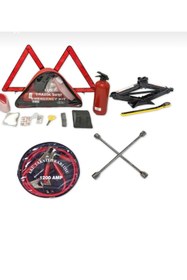 Resim inoltrare Dörtlü Ürün Trafik Seti+çantalı Akü Takviye Kablosu+kriko+bijon Anahtarı 