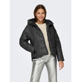Resim Only Onlnewanja Faux Leather Puffer Kadın Mont 15297083 (15297083) 