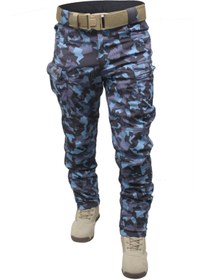 Resim GRAY WOLF Kargo Pantolon Graywolf Softshell Mavi Kamuflaj 
