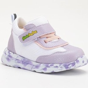 Resim Şirin Bebe Şirinbebe Ortopedik Kız Bebek İlk Adım Spor Ayakkabı Lila Cırtlı Anorak Malzeme-3711 Lila 