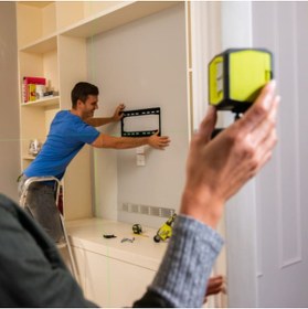 Resim Ryobi Rbcllg1 15m Yeşil Çapraz Lazer Terazi T5133004864 