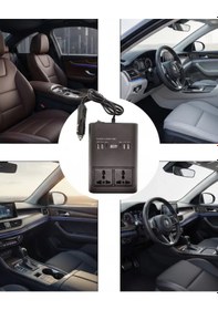 Resim Araç Çakmak Girişli Güç İnvertörü 150w Çok Renkli 