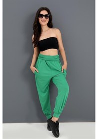 Resim Wpr Yüksek Bel Cepli Jogger Pantolon - Yeşil-yeşil Yeşil 
