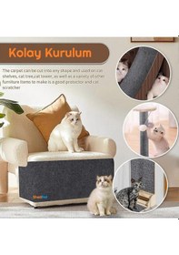 Resim Shed Pal Yapıştırılabilir Kedi Tırmalama Matı 