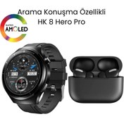 Resim sanalticaretiniz Watch HK 8 Hero Pro Akıllı Saat ve Air 99 Pro Bluetooth Kulaklık 