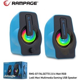 Resim Rampage Rms-g7 Falsetto 1+1 6 W Usb 5v Rgb Ledlı 