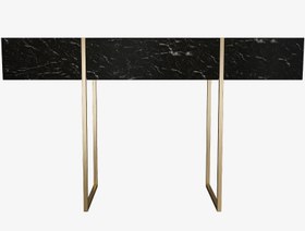 Resim FAMED Makyaj Masası - OLIVE MAROON / Satine Krom / Açık Meşe Kaplama 