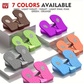 Resim Renkli Mini Stepper, Basamak Tahtası, Bacak Egzersiz Aleti, Ev Spor Salonu Ekipmanı, Alt Vücut Antrenmanı, Simüle Edilmiş Dağ Tırmanma Makinesi 