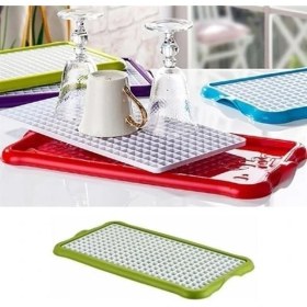 Resim Sad Pratik Lavabo Tezgah Üstü Bulaşık Kurutmalığı Süzmatik 22X40 cm 