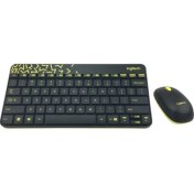 Resim Logitech MK240 Kablosuz Klavye ve Fare Seti (Yurt Dışından) 