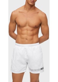 Resim Boss Erkek Mayo Short 50469300 100 Beyaz 