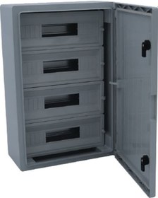 Resim Çetinkaya 50x70x20 Abs Pano 4x22 Opak Kapaklı 88 Otomat Pano Çp 5106 