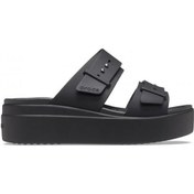 Resim Crocs Brooklyn Buckle Lowwdg Kadın Terlik 207431-001 Çok Renkli 