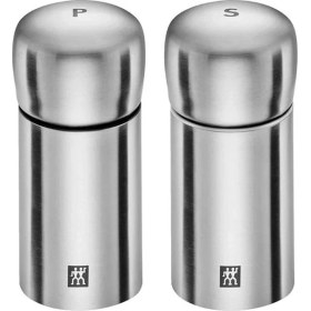 Resim AyrStore Zwilling Tuz-Karabiber Değirmen Seti, Paslanmaz Çelik, Gümüş Rengi, 100 ml 