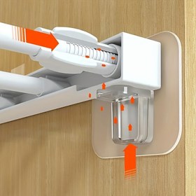 Resim 16 Adet Matkap Gerektirmeyen Raf Destek Pimleri, Mutfak Dolapları & Dolaplar İçin Kendinden Yapışkanlı Plastik Klipsler, Kolay Kurulum Güçlü Bölme Tutucuları Organize Depolama İçin, Cilalı Bitiş, Matkap Gerektirmeyen Kurulum | Şık Cilalı Bitiş | Dayanıklı Plastik Pimler, Yardımcı Kanca 