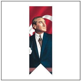 Resim Atatürk Posteri Kırlangıç-1- 100*300 cm 