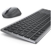 Resim Dell Km7120w Bluetooth+kablosuz Q Trk Optic Mouse Gri/siyah Multimedya Klavye - Mouse Set 580-aıwj Lazer 