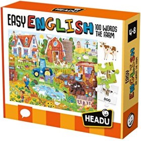 Resim Headu Easy English 100 Words Farm 
