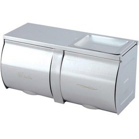 Resim Omnipazar Xinda GS210W1 Mat İkili Wc Kağıt Dispenseri Paslanmaz Ç 