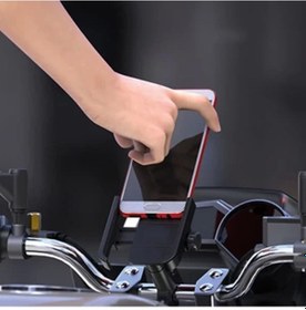 Resim Vexo Alumınıum Telefon Tutucu Gidon Bağlantılı 914 Açık Model 