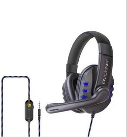 Resim Coverzone OVLENG Ov-p3 Profesyonel Kulak Üstü Mikrofonlu Oyuncu Kulaklık, Siyah 