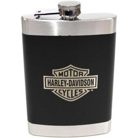 Resim Harley Davidson Matara 7 Oz 207 Ml Içki Viski Konyak Matarası Siyah 