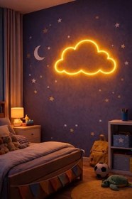 Resim Neon Led Şerit Sarı 5Metre DC 12V IP65 Dış Mekan Uyumlu Esnek Aydınlatma 