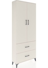 Resim Arges Dolap 3 Raflı 2 Çekmeceli 2 Kapaklı 88x30x221 Aytaşı-ay... Aytaşı 