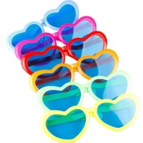 Resim MCM Group Kalp Parti Gözlüğü Büyük 12 Adet 