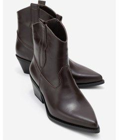 Resim Luvishoes Luvi Shoes Elıa Kahverengi Cilt Hakiki Deri Kadın Western Bot Kahverengi 