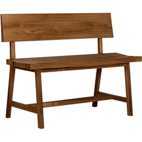 Resim Ahşap Bank - PI Serisi, Sırtlıklı - 120 CM - Forest 