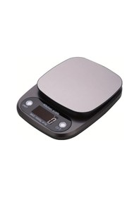 Resim Meridiangoods 10kg 1g Hassas Mutfak Terazisi Gıda Elektronik Tartı Aleti Gümüşi 10kg/1g 