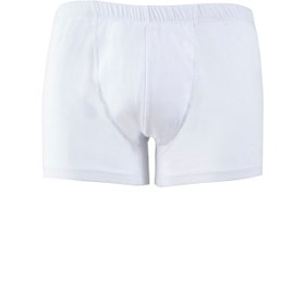 Resim Beyaz Trendy Hipster 2'li Pamuklu Boxer Seti 
