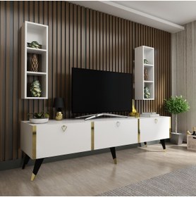 Resim Myniture Home & Living Festival Tv Ünitesi G3004-1 Beyaz 