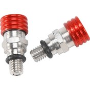 Resim Synodicmonth Motocross M5x0.8cm Çatal Hava Tahliye Valfi Honda Kawasaki Yamaha Suzuki Yz85 Yz125 Yz250 Yz450f 250rx Kırmızı 