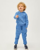 Resim Erkek Bebek Basic Jogger Eşofman Altı Beli Bağlamalı Cepli Dokulu 