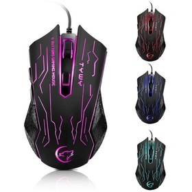 Resim Maiyame G820 7 Renk 3200 DPI Kablolu Optik Mouse 