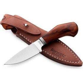Resim Lionsteel Willy Santos Wood Bıçak Kahverengi 