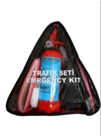 Resim SHOPPİFY Üçgen Yangın Tüp Oto Araba İlk Yardım Trafik Seti 