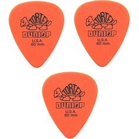 Resim Jim Dunlop 418r.60 Tortex 3 Adet Standard Pena 0,60 Mm 