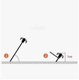 Resim Naturehike Çadır Kazığı 25 Cm Galvaniz Demir - 2 Adet - Siyah 