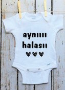 Resim Genel Markalar Unisex Bebek Halaya Özel Baskılı Zıbın 