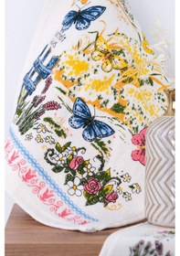 Resim En Güzel Mutfak Havlusu Modeli 2'li Kelebekli Ev 