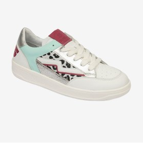 Resim Greyder Kadın Beyaz Fuşya Hakiki Deri Sneaker Ayakkabı 4Y2SA33231 