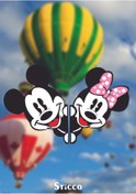 Resim Sticco Mickey Mouse Ve Minnie Mouse Sticker 15x15 Cm 