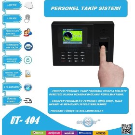 Resim Parmak Izi Personel Takip Sistemi Maaş Hesaplama Program Dahil 