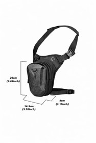 Resim begush canta Ayarlanabilir Bel ve Bacak Askılı Sert Kapaklı Bacak Çantası – Günlük ve Outdoor Kullanım 