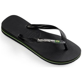 Resim Havaianas Brasil Logo Erkek Terlik - Siyah 