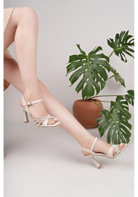 Resim Nesilshoes Nesil Shoes Uraz 780 Ten Topuklu Kadın Sandalet 